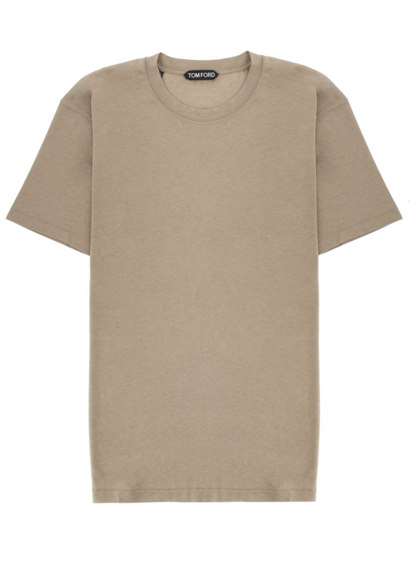 Tom Ford Relaxed Fit Lyocell-Cotton Crewneck T-Shirt