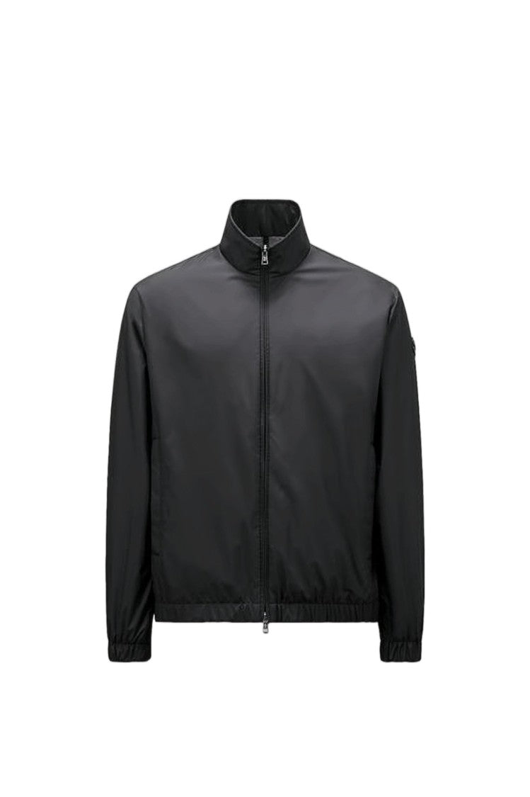 Moncler Fitted Black Jacket With Adjustable Waist