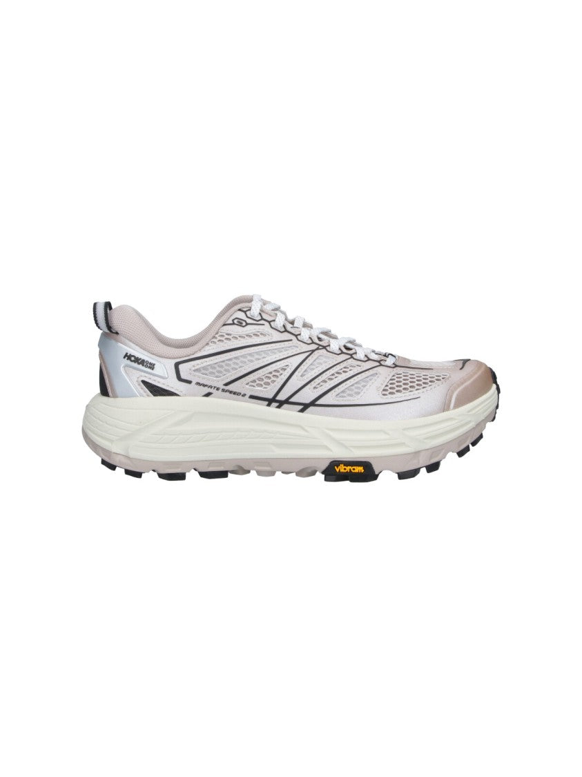 Hoka Beige Mafate Speed 2 Vibram Sneakers