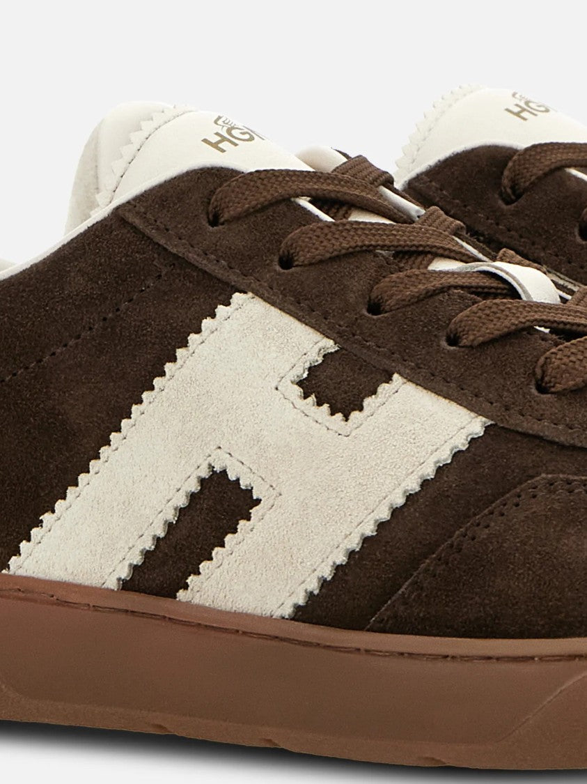 Hogan Low-Top Sneakers With White Suede 'H' Logo
