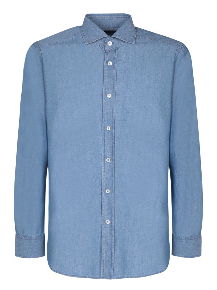 Dell'oglio Blue Long Sleeves Shirt