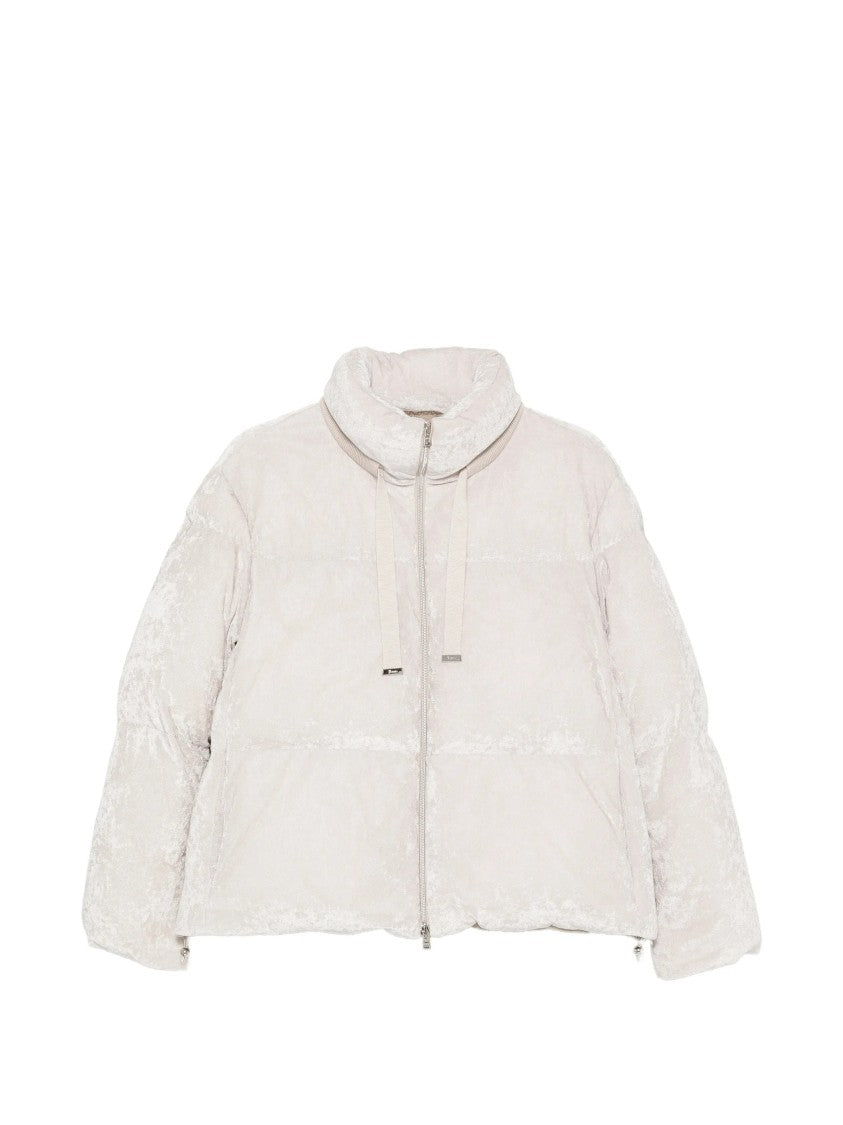 Herno Textured Pattern Boxy Silhouette Down Jacket
