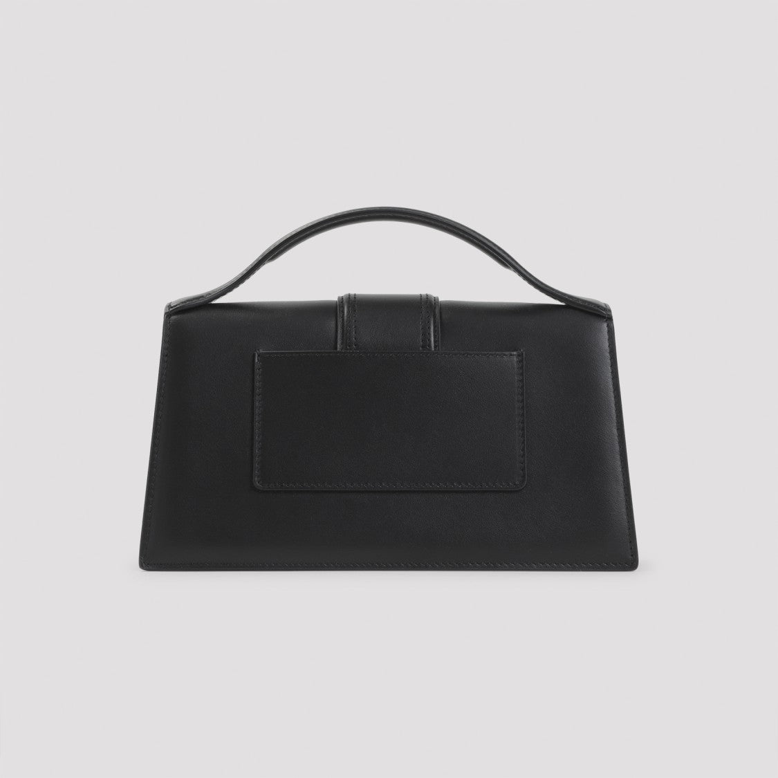 Jacquemus Structured Black Calf Leather Shoulder Bag