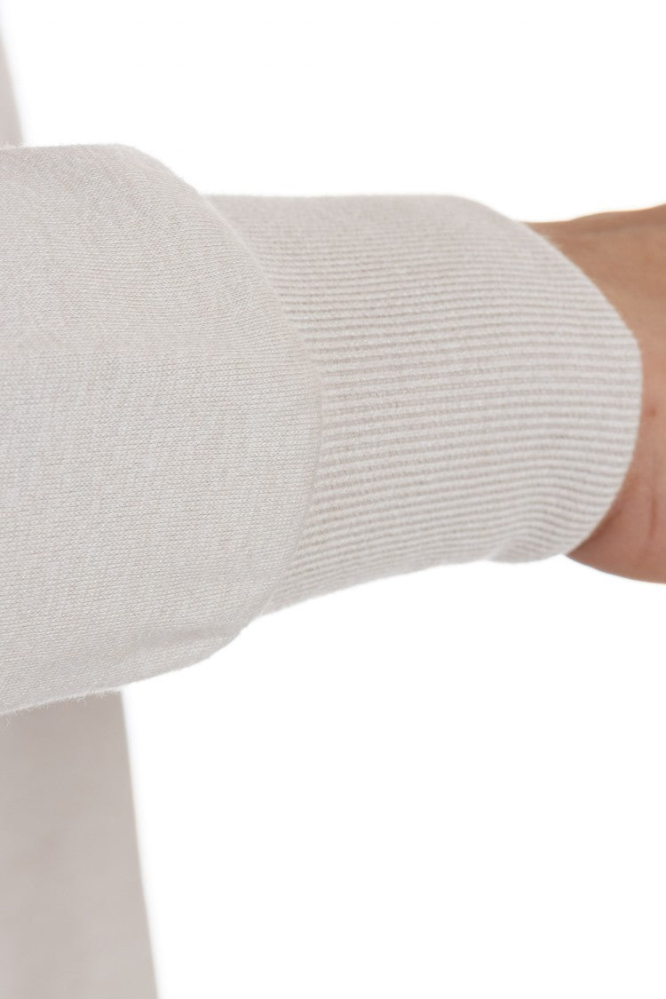 Eleventy Full-Zip Hoodie In Cotton-Cashmere-Silk Blend