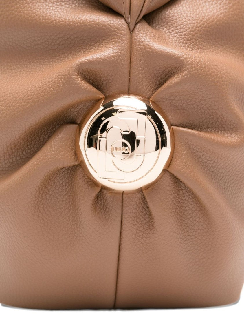 Liu Jo Textured Polyurethane Shoulder Bag With Dual Handles