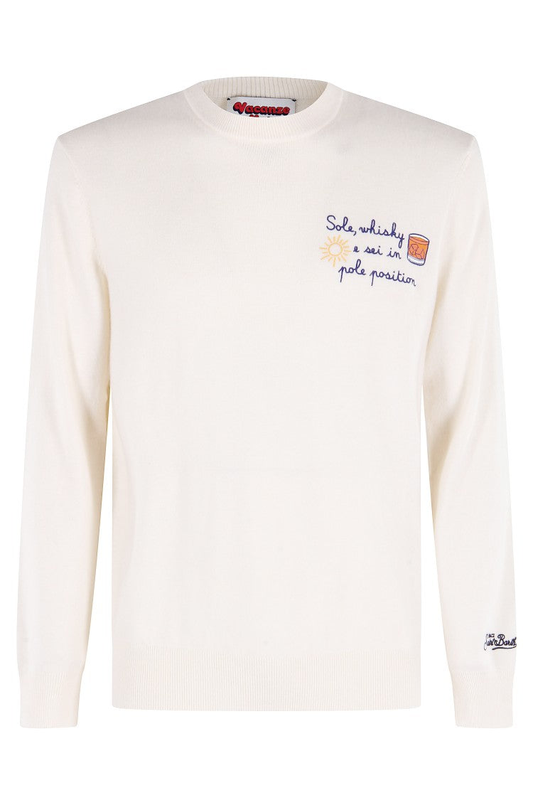 Mc2 Saint Barth Crew Neck Light Sweater