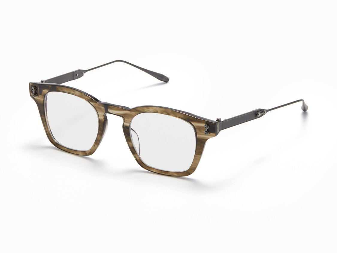 Akoni Wise Marbled Acetate Square Eyeglasses