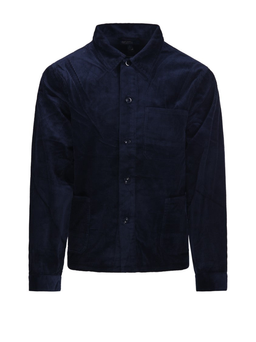 Polo Ralph Lauren Structured Button-Up Field Jacket In Textured Corduroy