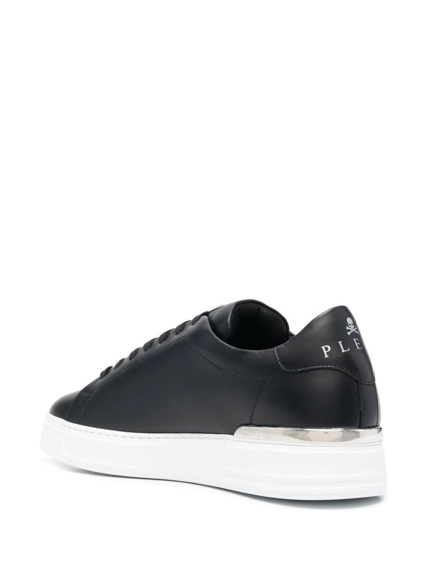 Philipp Plein Hexagon Leather Lo-Top Sneaker