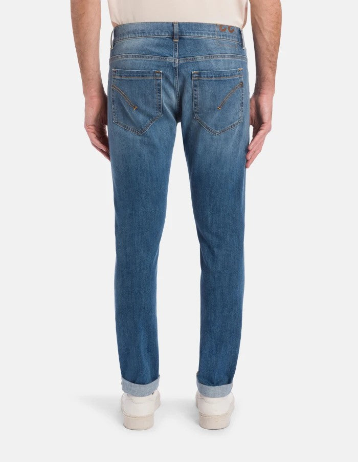Dondup Classic Slim-Fit Jeans With Subtle Whiskering