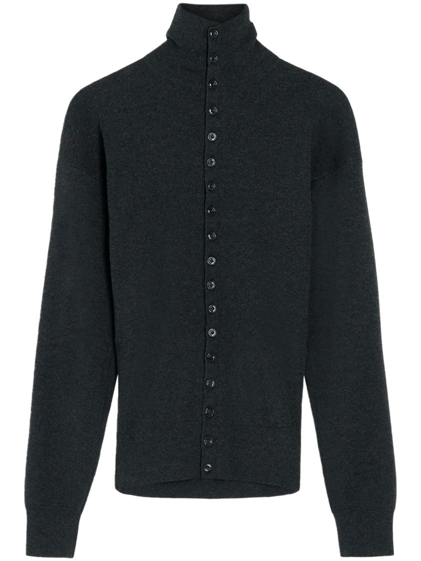 Lemaire Tailored Buttoned Cardigan With Minimalist Design