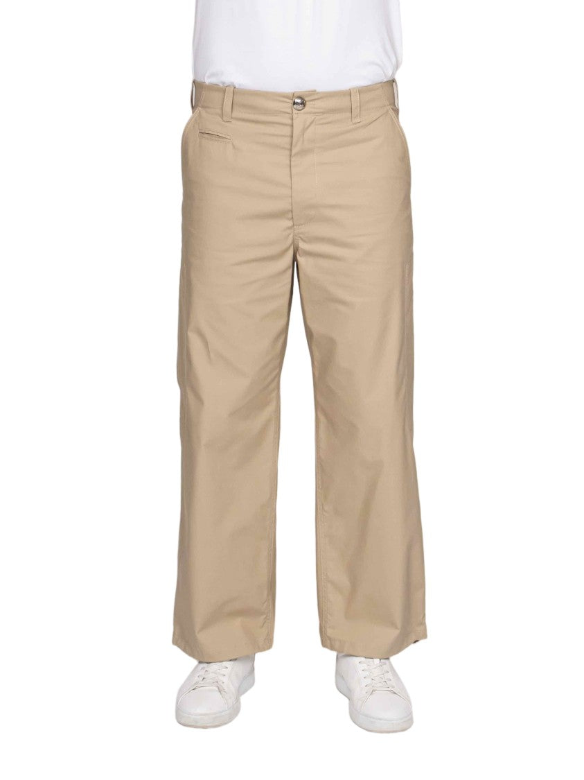 Moschino Flap Pocket High-Waist Wide-Leg Pants