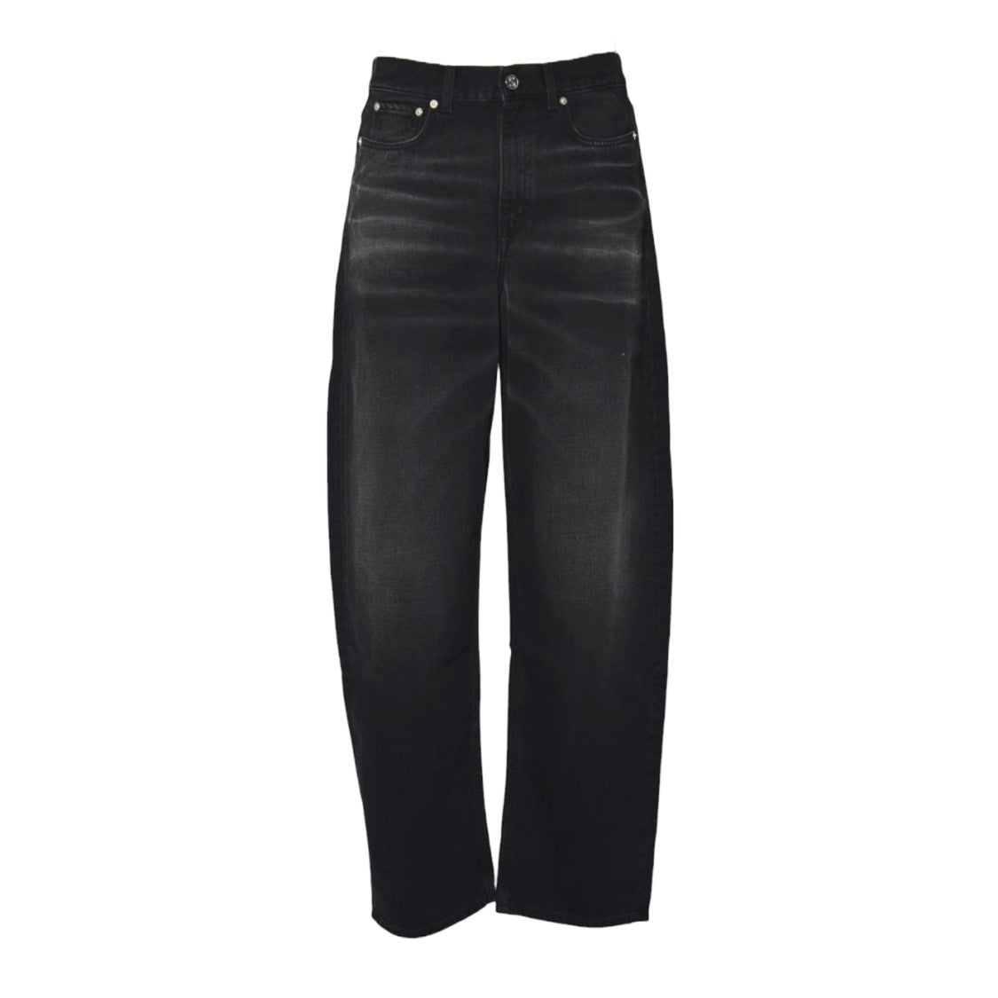 Séfr Straight-Leg Denim Jeans With Subtle Fading And Leather Patch