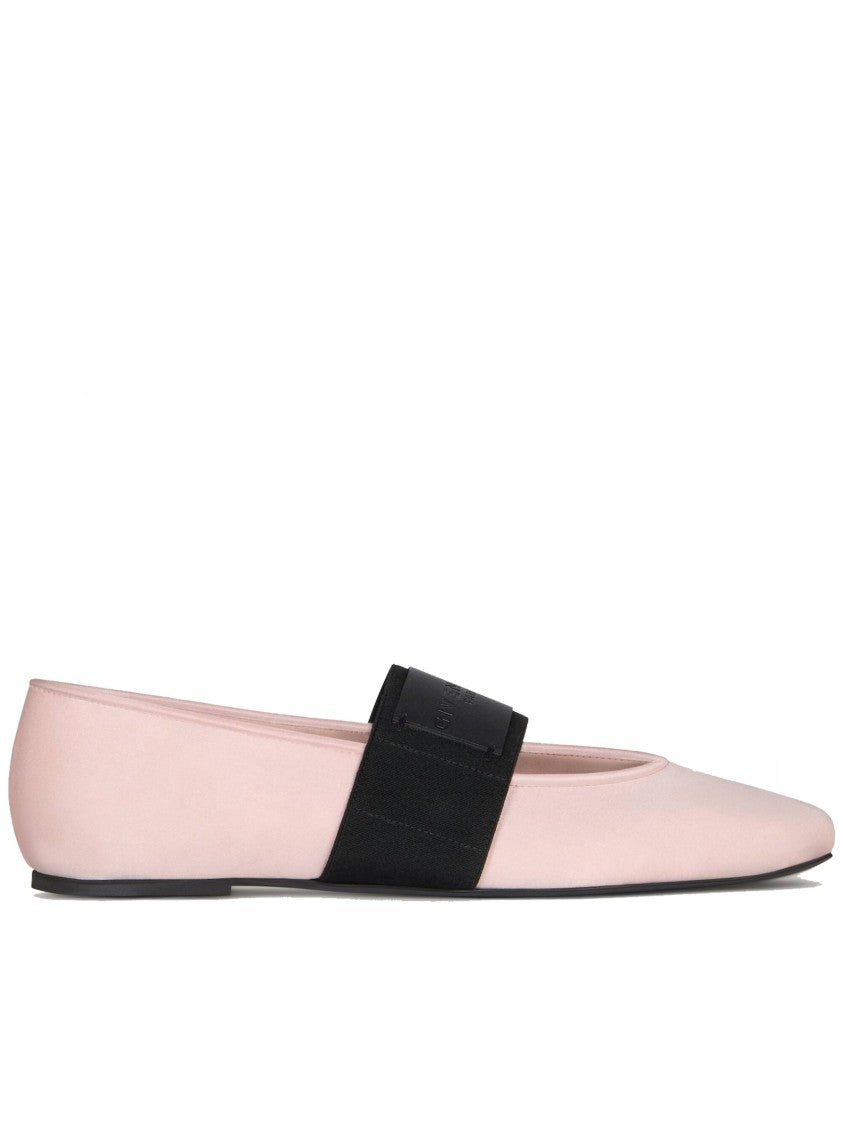 Givenchy Sliced Square Pointed Pink Ballerina Flats