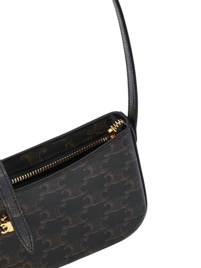 Celine Rectangular Black Tote Bag With Adjustable Strap