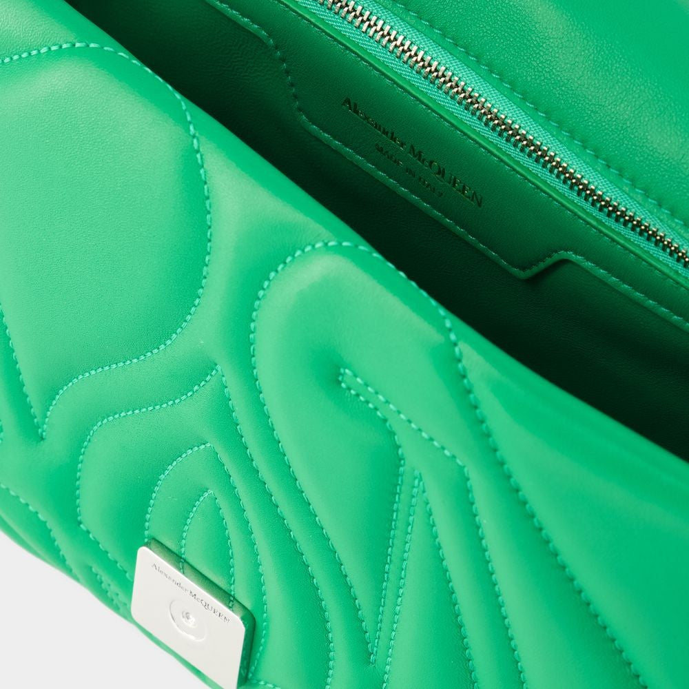 Alexander Mcqueen The Seal Crossbody Bag - Leather - Green