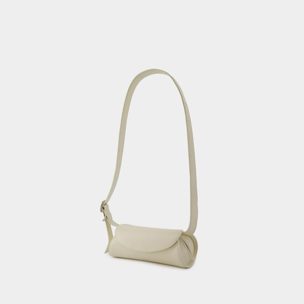 Jil Sander Cannolo Mini Purse - Leather - Eggshell