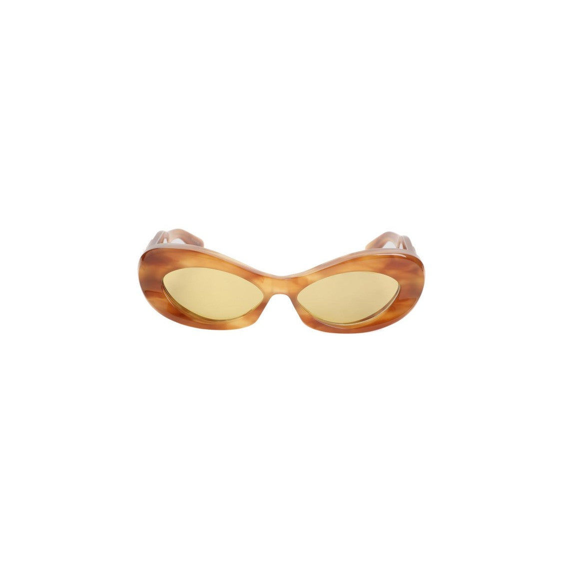 Valentino Garavani Brown Acetate Sunglasses