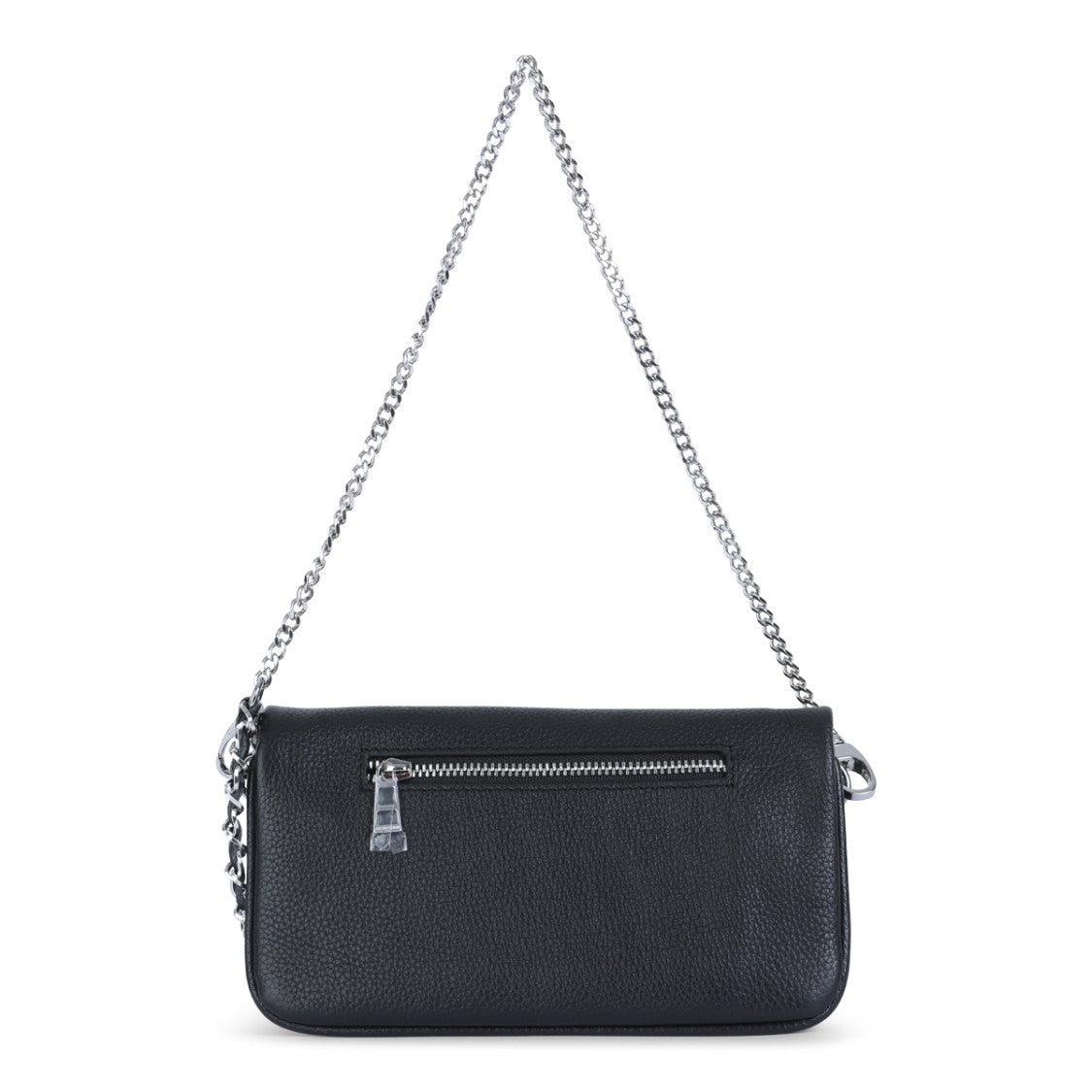 Zadig & Voltaire Black Leather Rock Nano Shoulder Bag