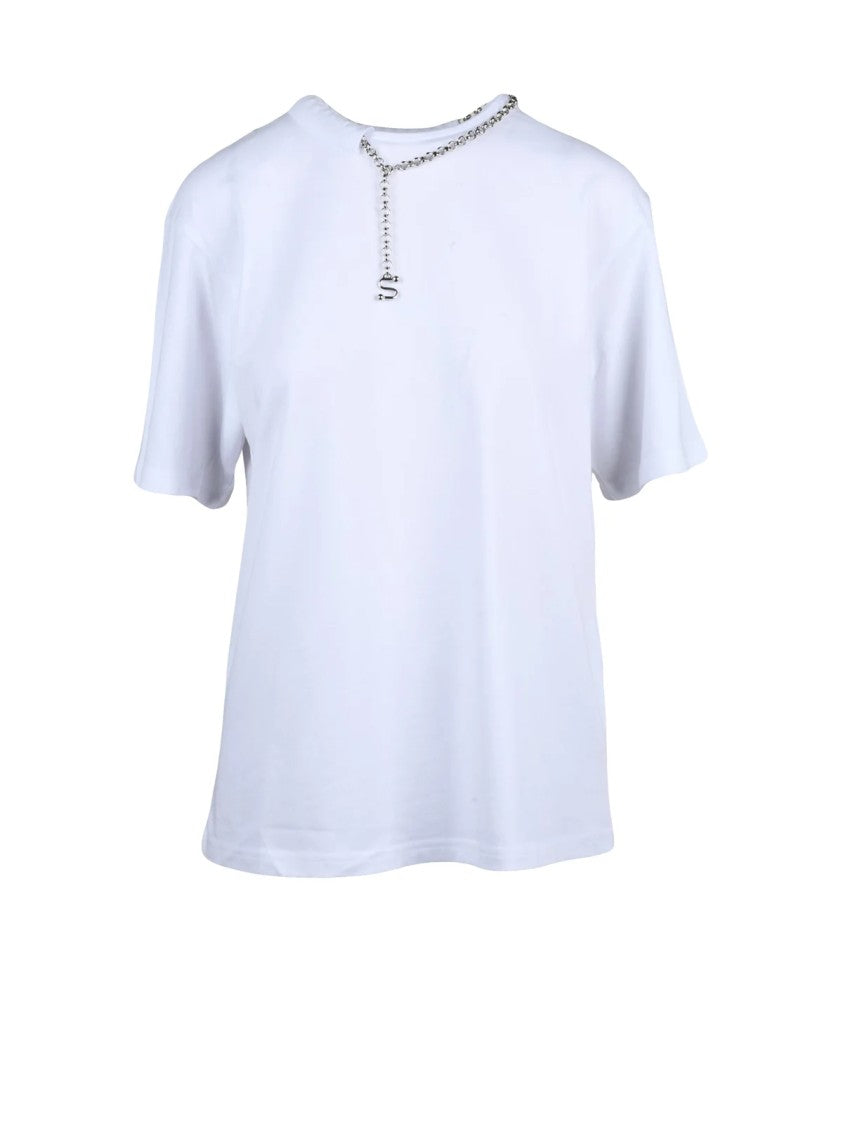 Sportmax White Cotton T-Shirt