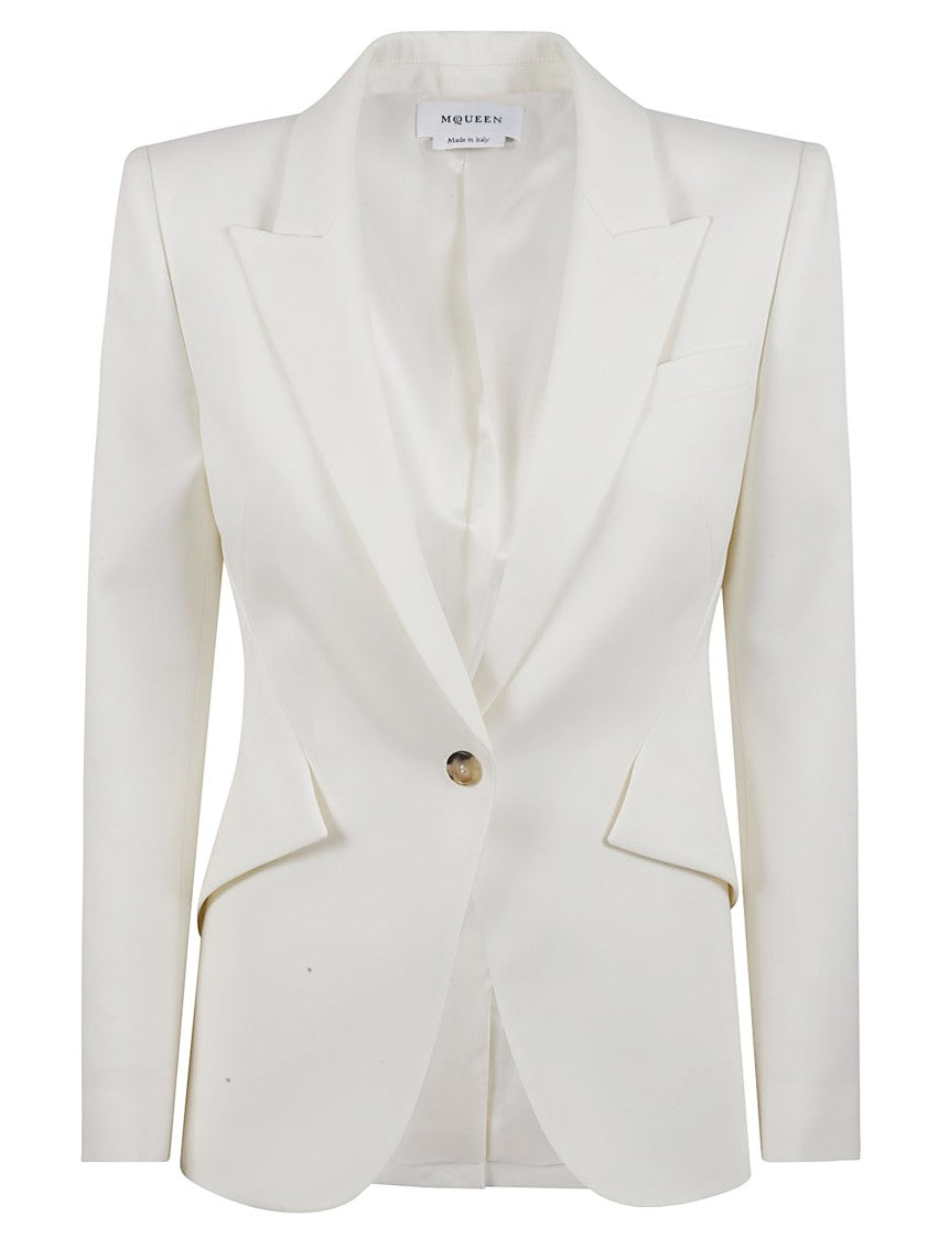 Alexander Mcqueen Tailored Jacket With Cinched Waist