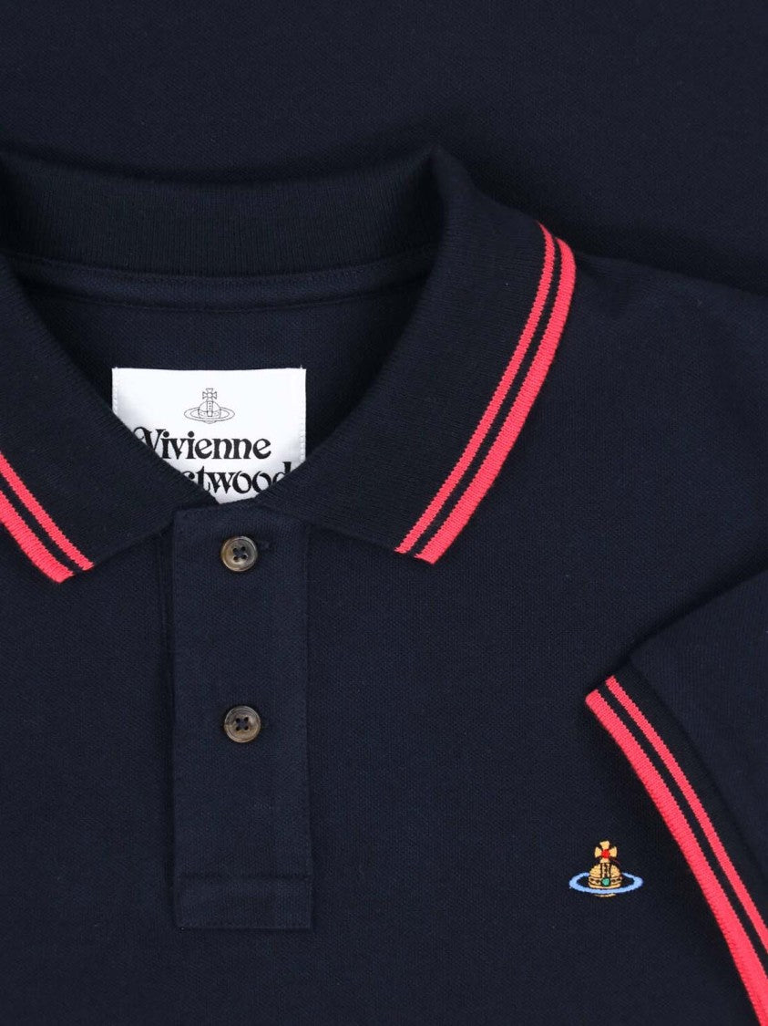 Vivienne Westwood Navy Classic Cotton Polo Shirt