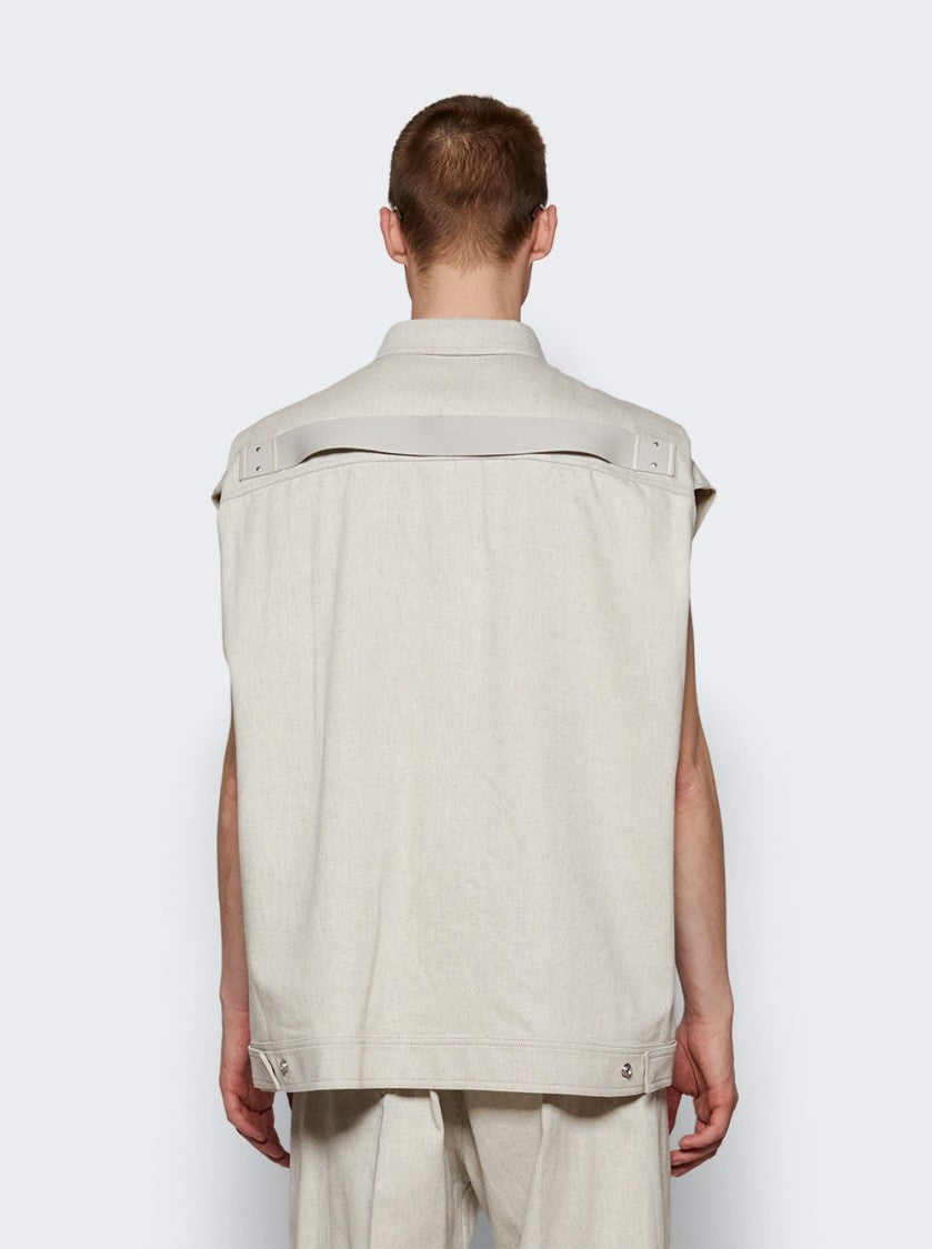 Rick Owens Sleeveless Jumbo Outershirt Dinge