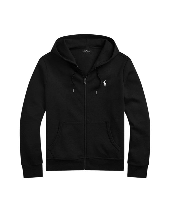 Polo Ralph Lauren Charcoal Zip-Up Hoodie With Drawstring Hood
