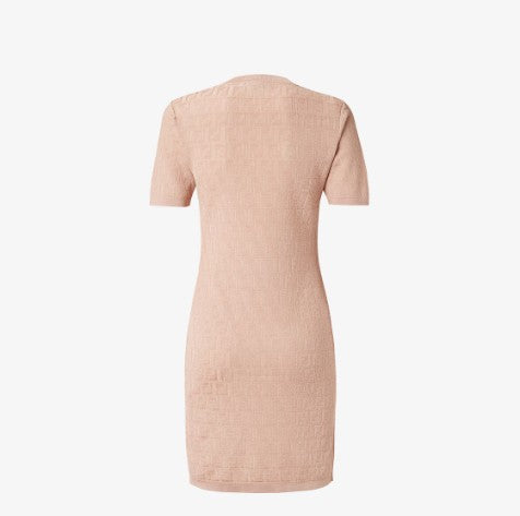 Fendi Textured Fitted Dress