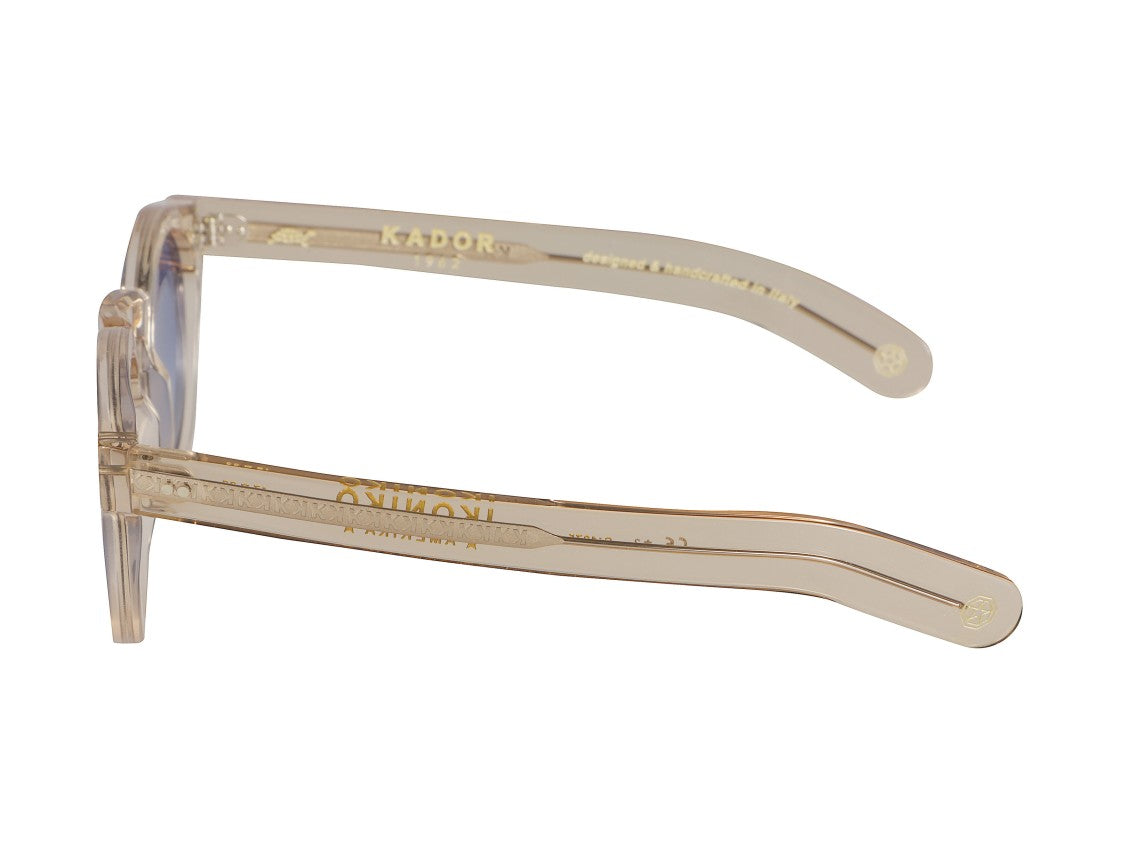 Kador Beige Ikoniko Amerika Round Gradient Sunglasses