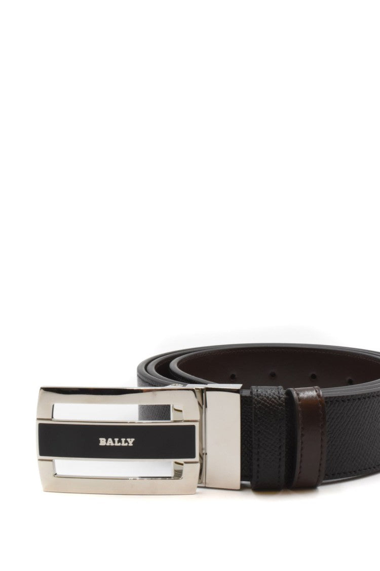 Bally Black Leather Belt