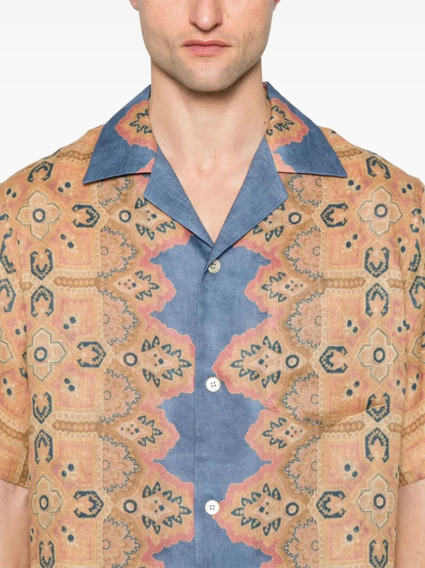 Valentino `Voyage Imaginarie` Bowling Shirt
