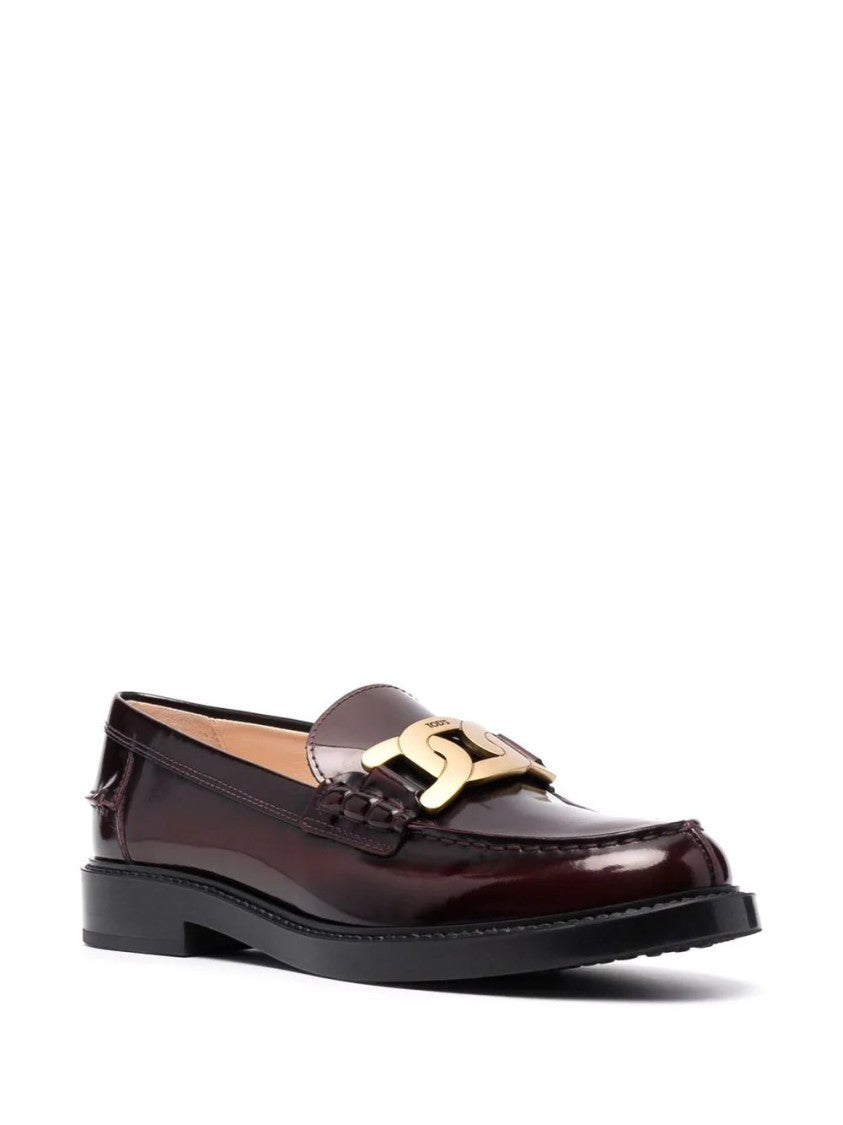 Tod's Brown Leather Moccasins