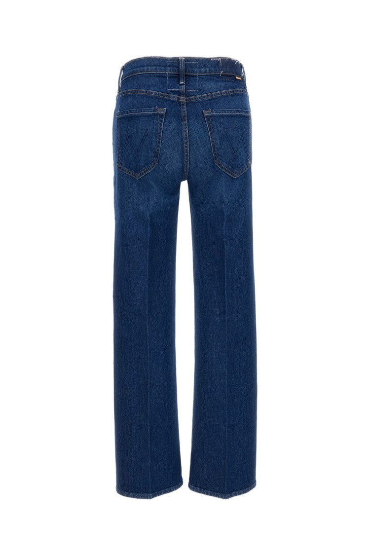 Mother Blue The Kick It Semi-Rigid Jeans
