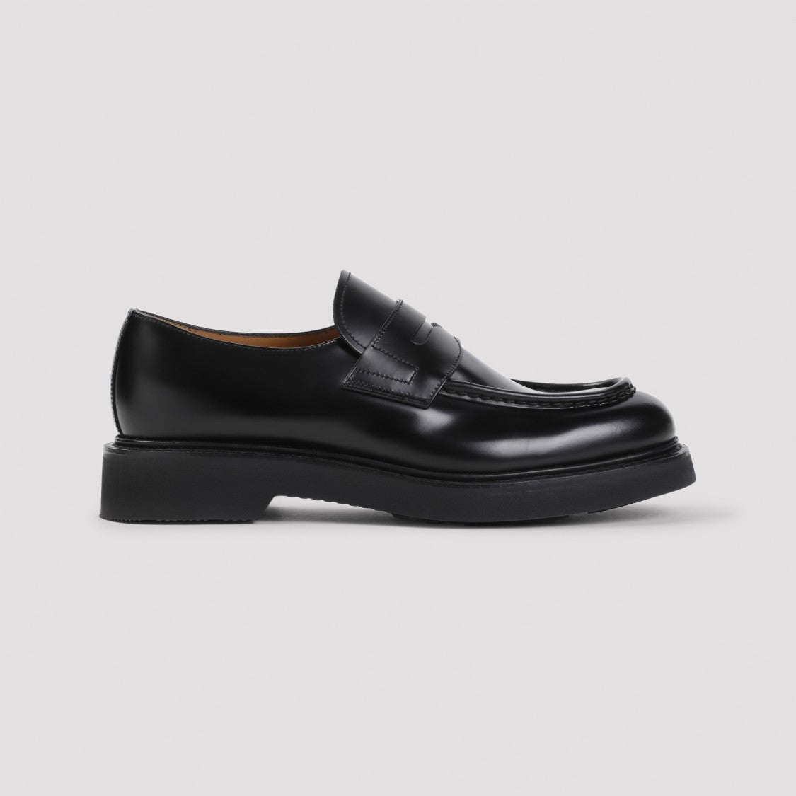 Church's Black Calf Leather Lynton Loafers
