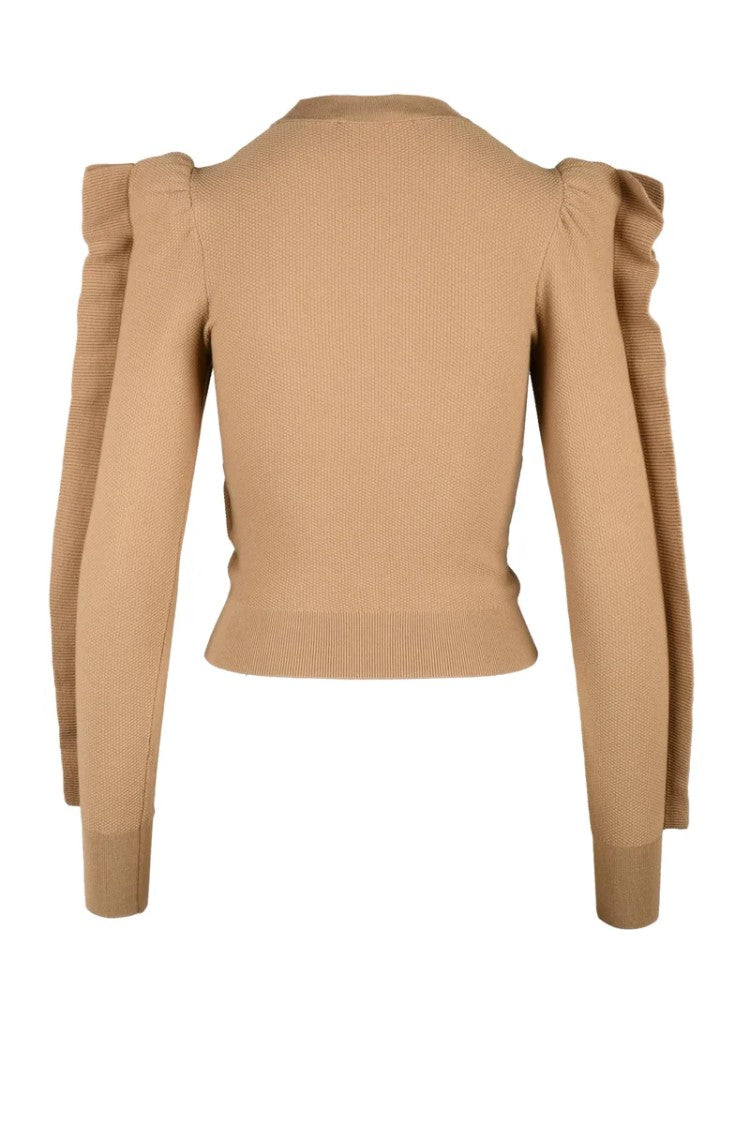 Max Mara Knit Viscose/Polyester - Beige