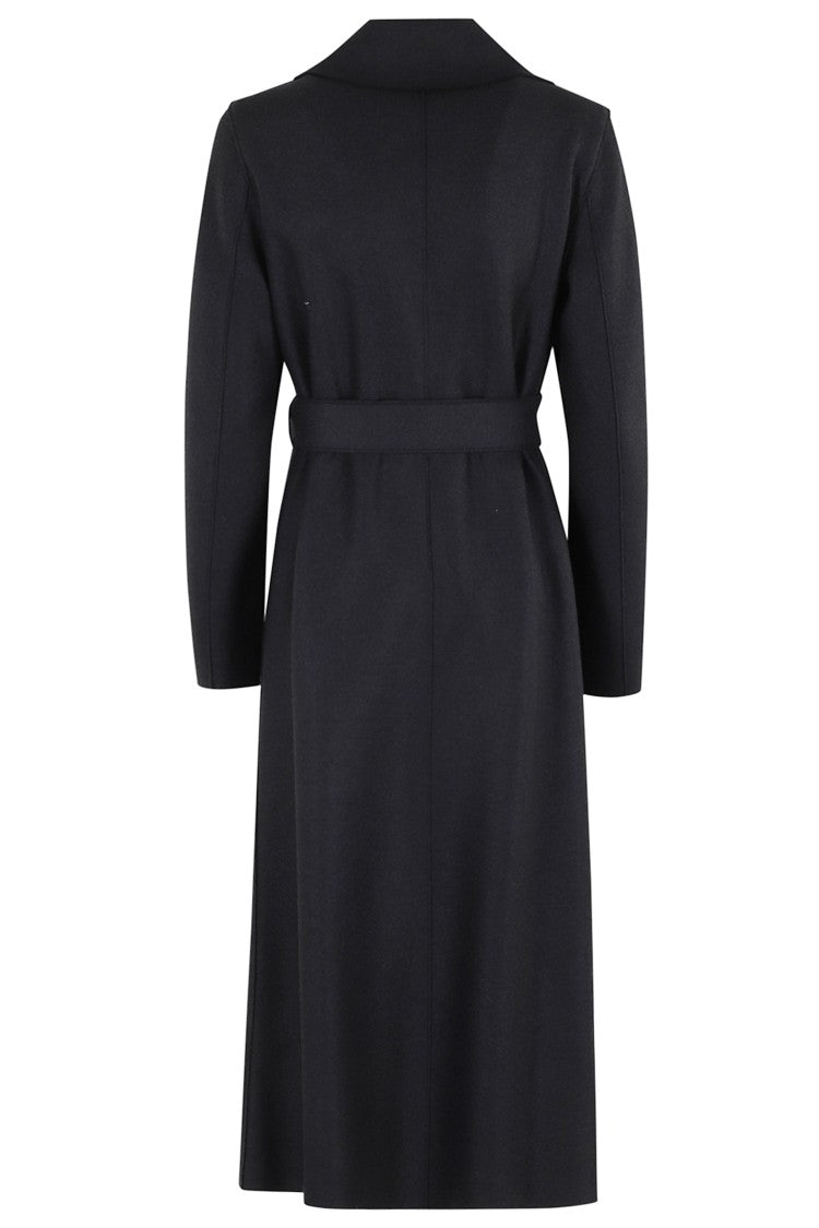 Harris Wharf London Tailored Dark Blue Maxi Coat