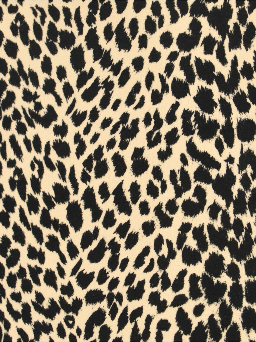 Aspesi Animalier Midi Skirt – Brown