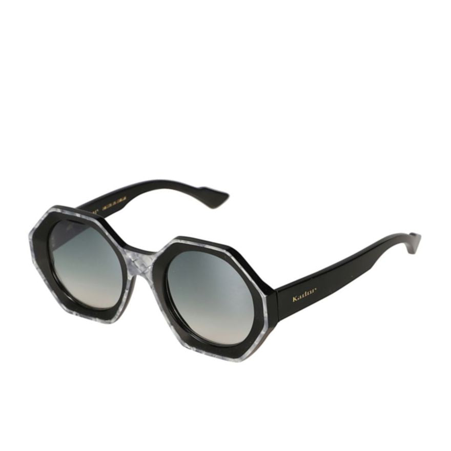 Kador Kaorle Bold Octagonal Sunglasses With Marbled Frame