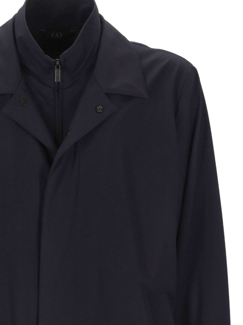 Fay Morning Structured Blue Jacket