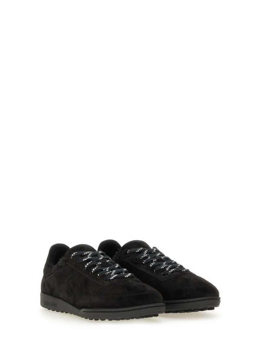 A.P.C. Low-Profile Cowhide Leather Sneakers With Textured Sole