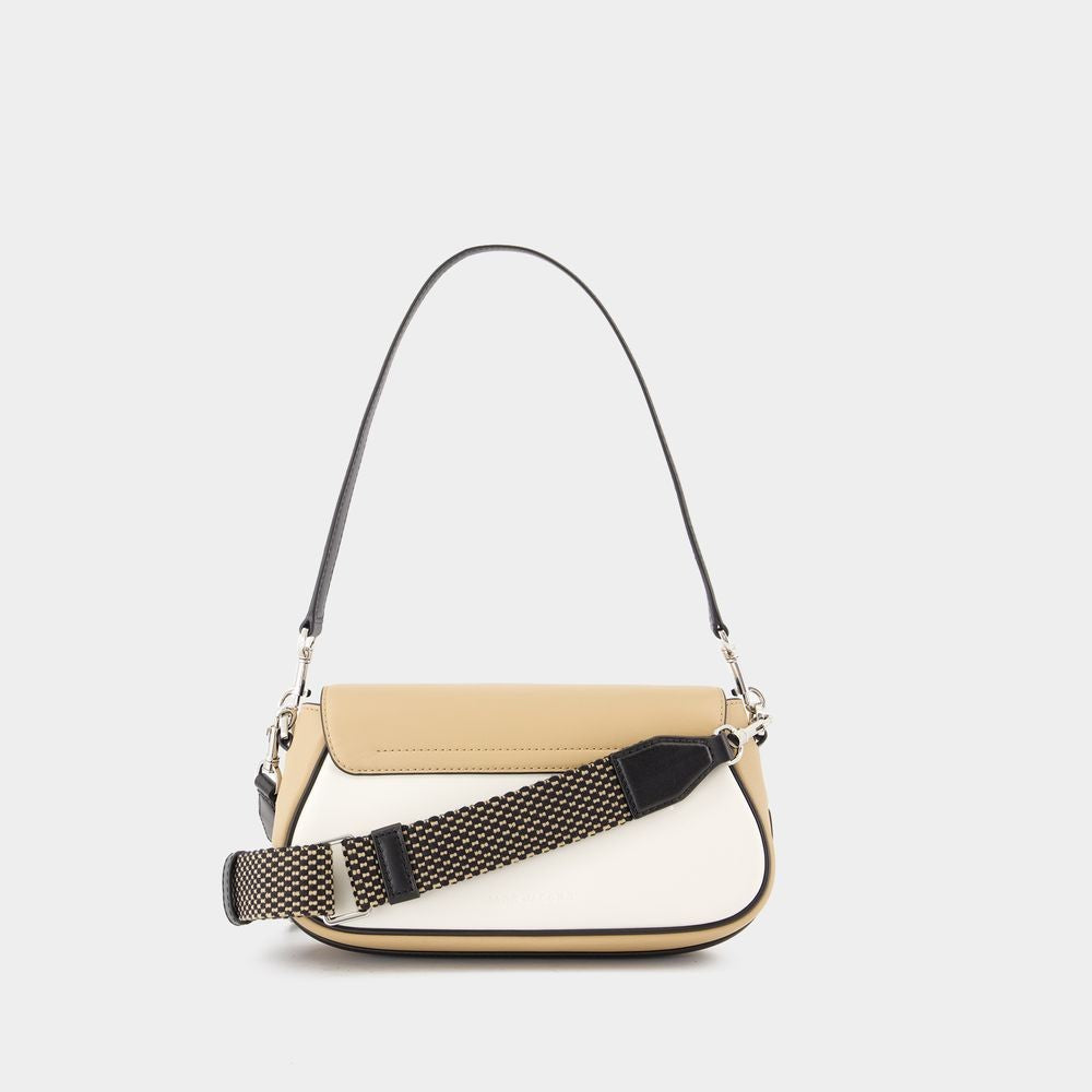 Marc Jacobs The Large Clover Shoulder Bag - Leather - Beige