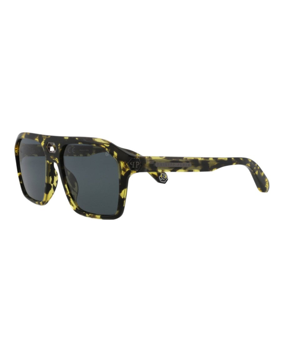 Philipp Plein Aviator-Frame Acetate Sunglasses