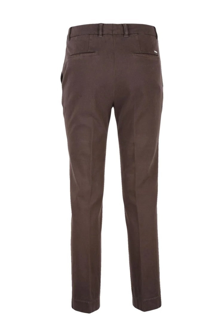 Slowear By Incotex Straight-Leg Cotton Blend Trousers
