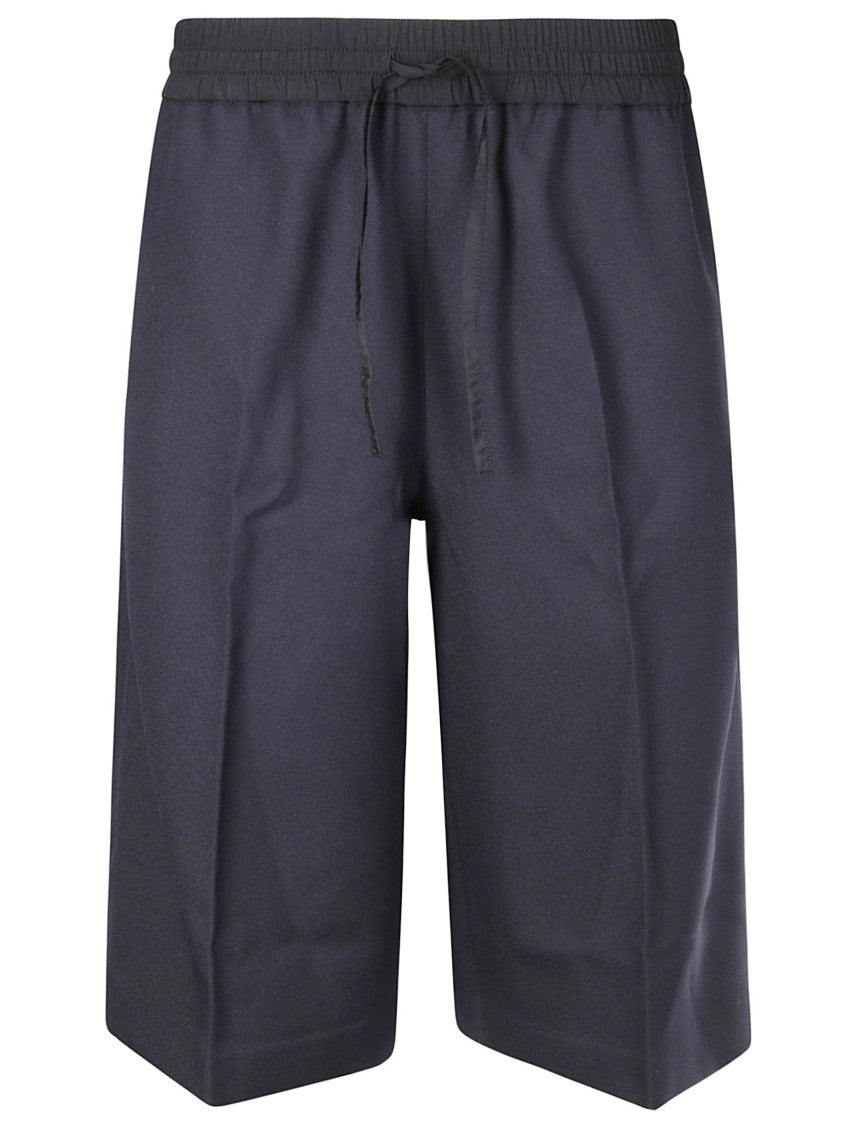 Studio Nicholson Oversized Bermuda Shorts With Elastic Waist