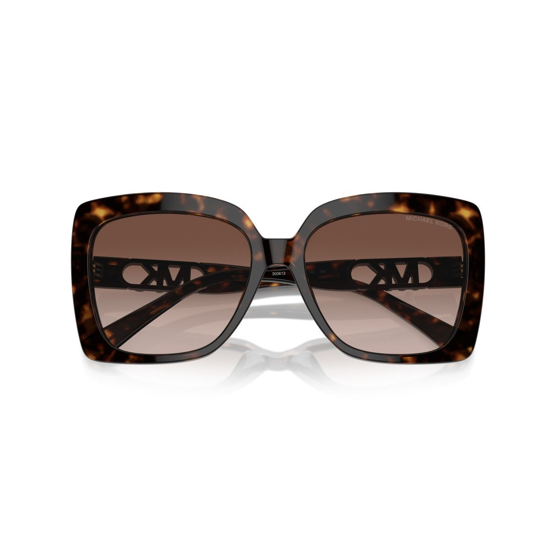 Michael Kors 0Mk2213 Oversized Square Frame Sunglasses With Tortoiseshell Pattern