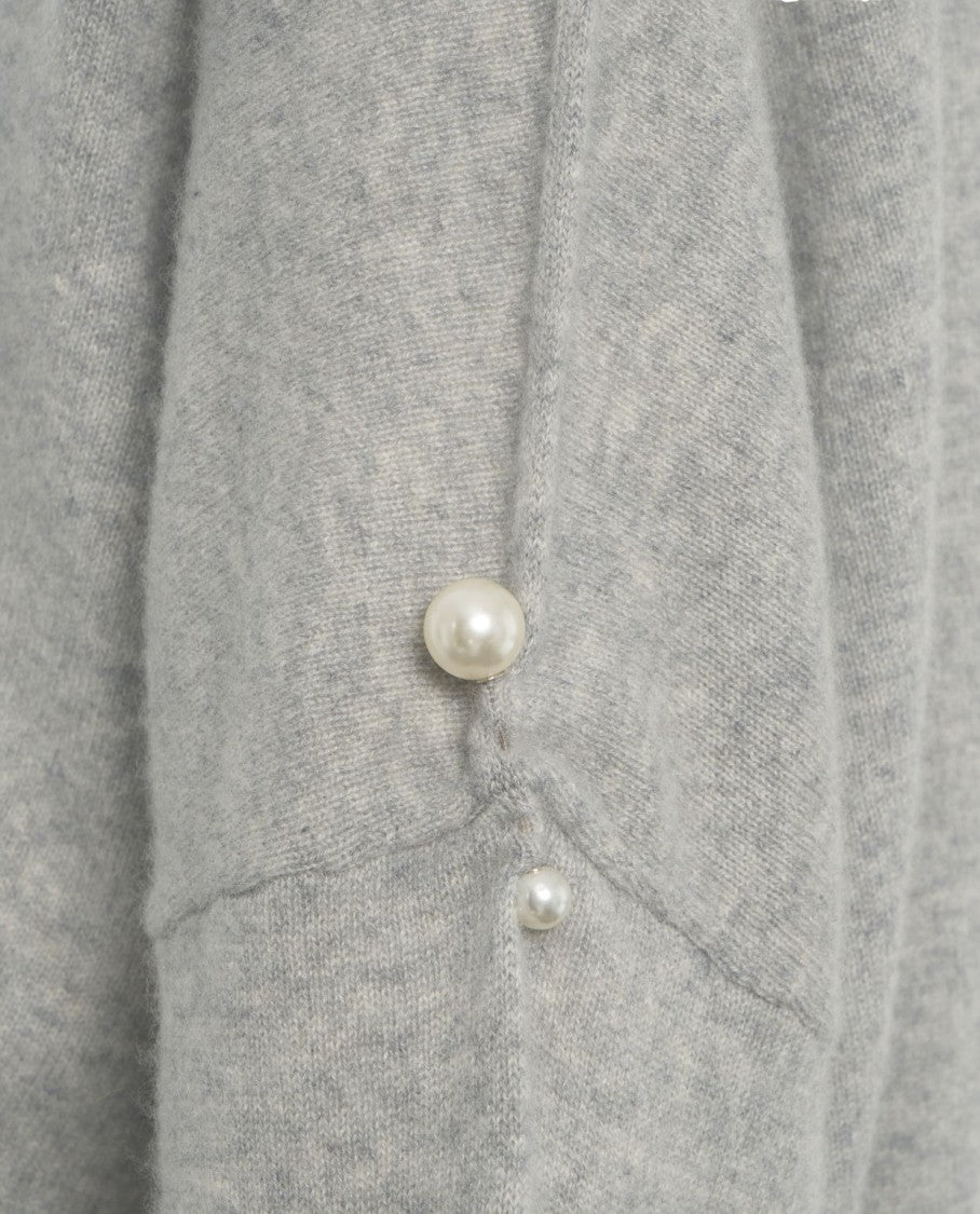 Mvm Cashmere Sweater With Pearls