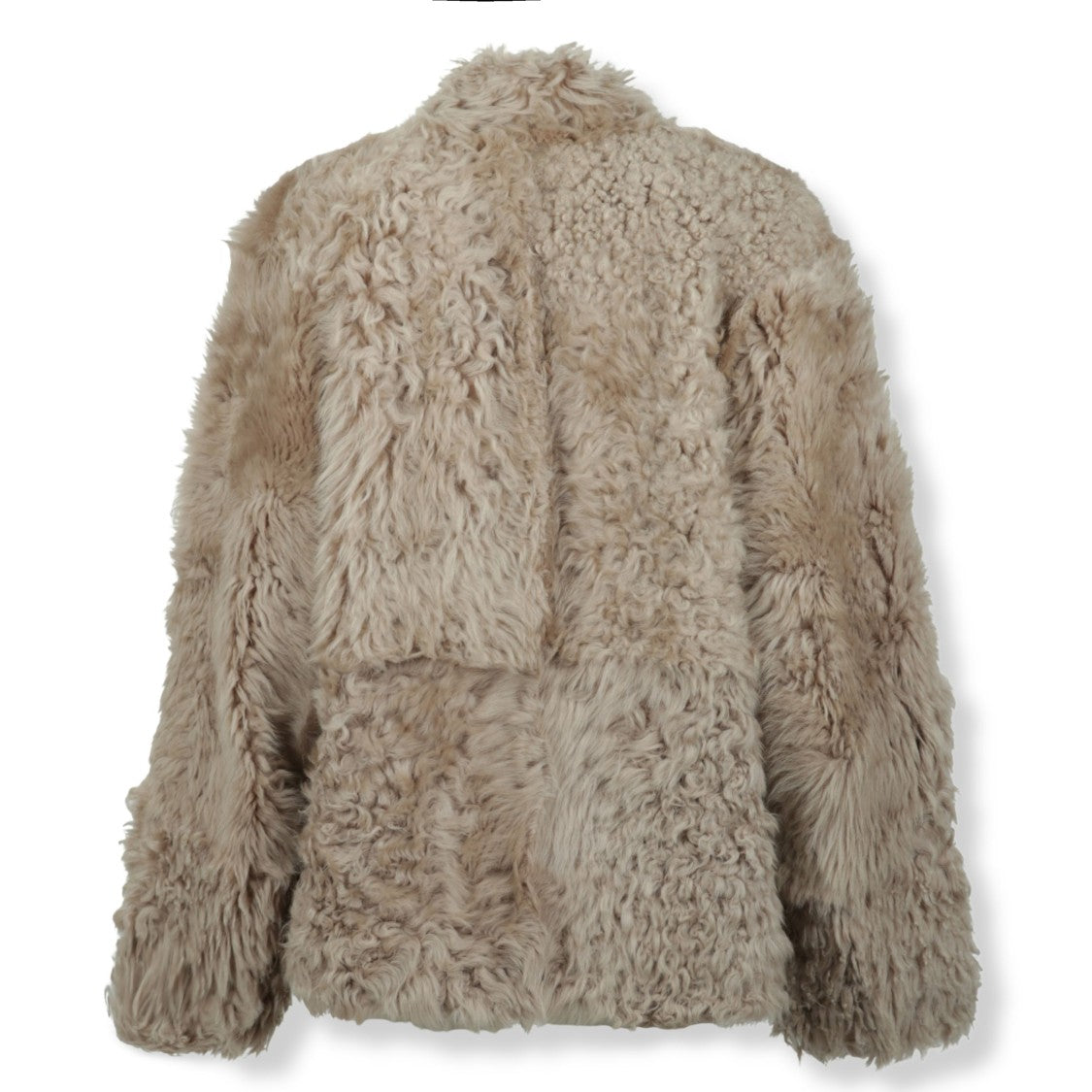 Remain Plush Shearling Jacket With Structured Silhouette