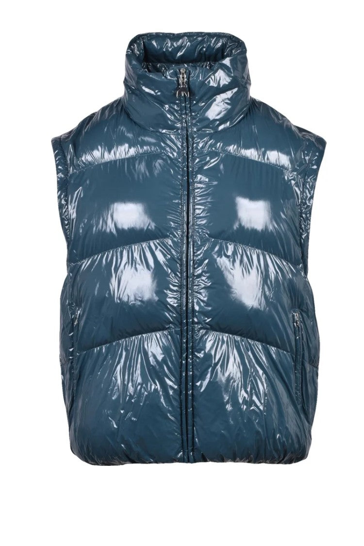 Patrizia Pepe Shiny Down Jacket - Green