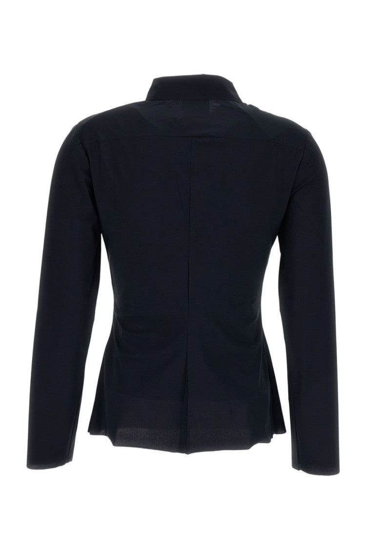 Irie' Black Flared Tailored Casual Shirt